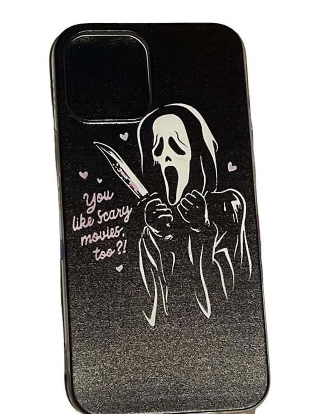 IPhone 12 Pro Max Scream Ghostface Phone Case Black